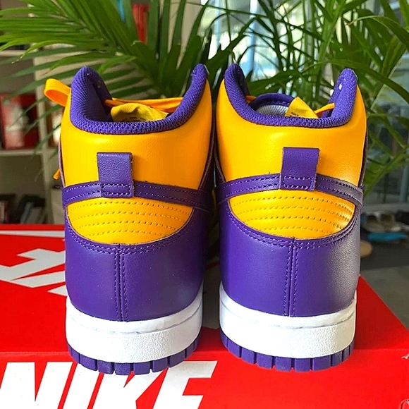 Nike Premium Dunk High Lakers sz 10.5 - Picture 7 of 8